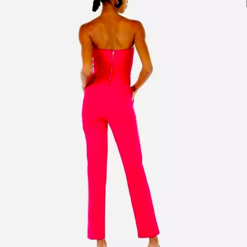 Express Hot Pink Sweetheart Jumpsuit Size 00